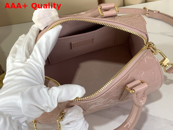 Louis Vuitton Speedy Bandouliere 20 Desert Sand Varnished Cowhide Leather M27170 Replica