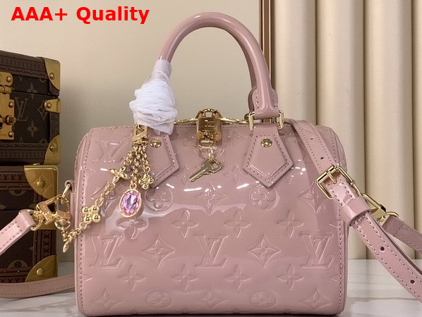 Louis Vuitton Speedy Bandouliere 20 Desert Sand Varnished Cowhide Leather M27170 Replica