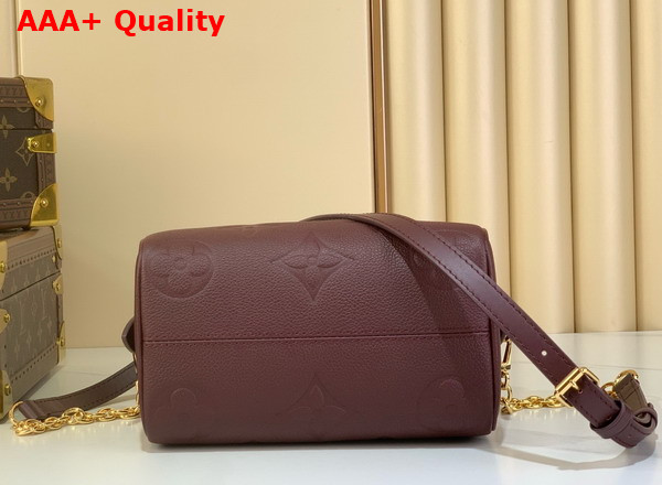 Louis Vuitton Speedy Bandouliere 20 Garnet Monogram Empreinte Leather M25929 Replica