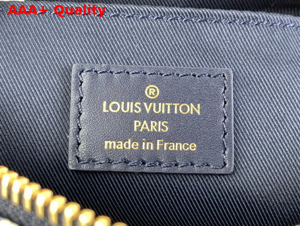 Louis Vuitton Speedy Bandouliere 20 Handbag Blue Monoglam Coated Canvas M23069 Replica