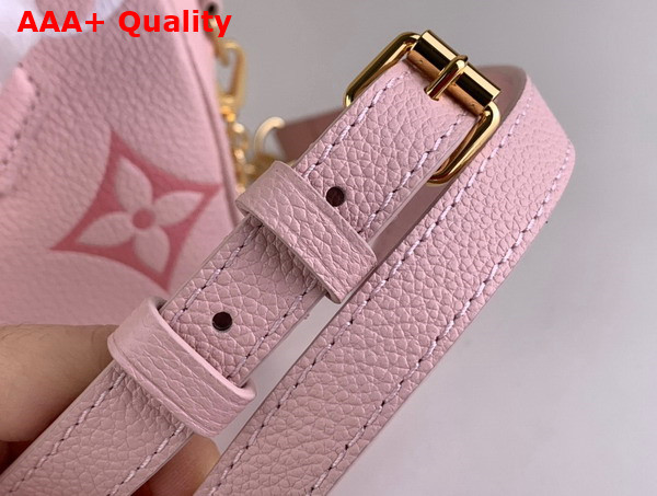 Louis Vuitton Speedy Bandouliere 20 Handbag in Rose Monogram Empreinte Embossed Leather M46518 Replica