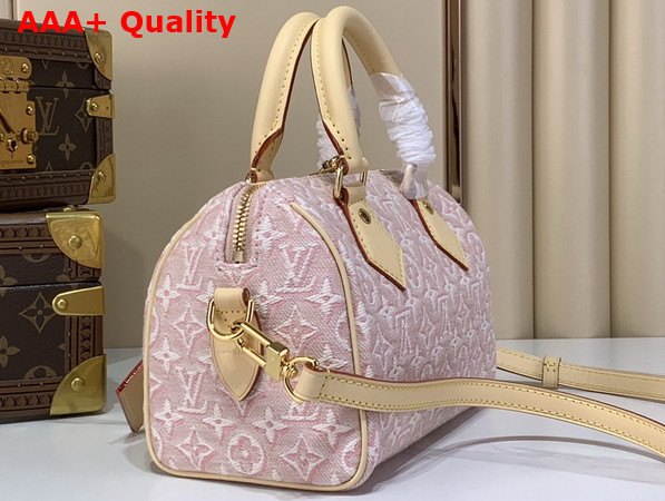 Louis Vuitton Speedy Bandouliere 20 Monogram Embleme Rose Ruban M2A039 Replica