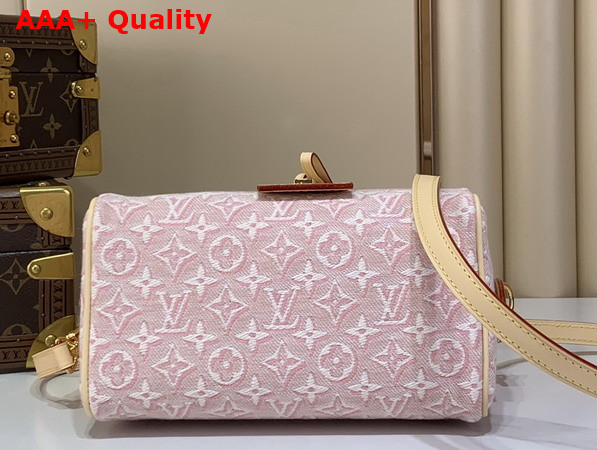 Louis Vuitton Speedy Bandouliere 20 Monogram Embleme Rose Ruban M2A039 Replica