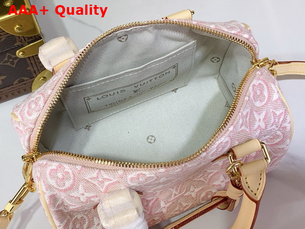 Louis Vuitton Speedy Bandouliere 20 Monogram Embleme Rose Ruban M2A039 Replica