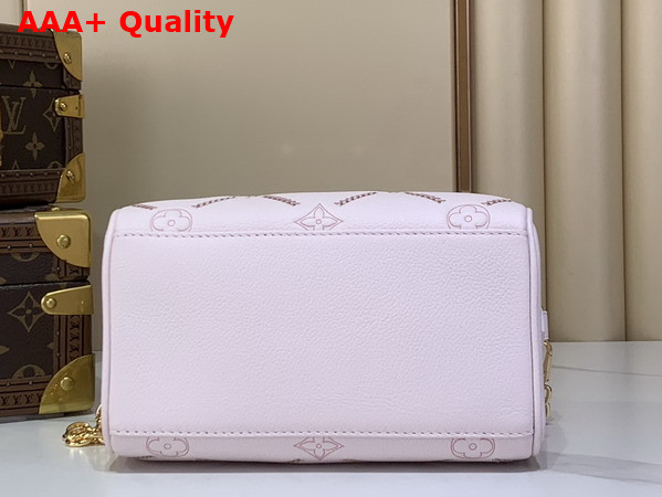 Louis Vuitton Speedy Bandouliere 20 Monogram Empreinte Couture Leather Light Bliss Couture M28529 Replica
