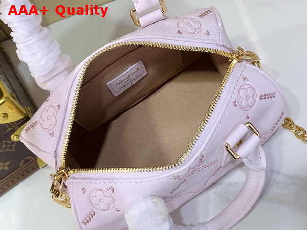 Louis Vuitton Speedy Bandouliere 20 Monogram Empreinte Couture Leather Light Bliss Couture M28529 Replica