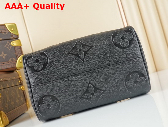 Louis Vuitton Speedy Bandouliere 20 Monogram Empreinte Leather Black M58953 Replica