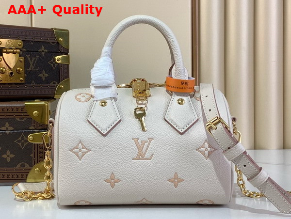 Louis Vuitton Speedy Bandouliere 20 Monogram Empreinte Leather Eden M14291 Replica