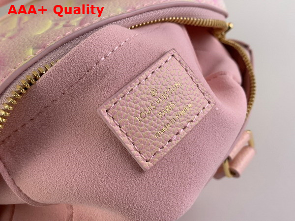 Louis Vuitton Speedy Bandouliere 20 Pink Sprayed and Embossed Grained Cowhide Leather Replica