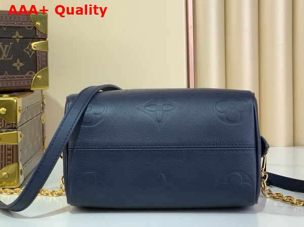 Louis Vuitton Speedy Bandouliere 20 in Navy Blue Monogram Empreinte Leather Replica