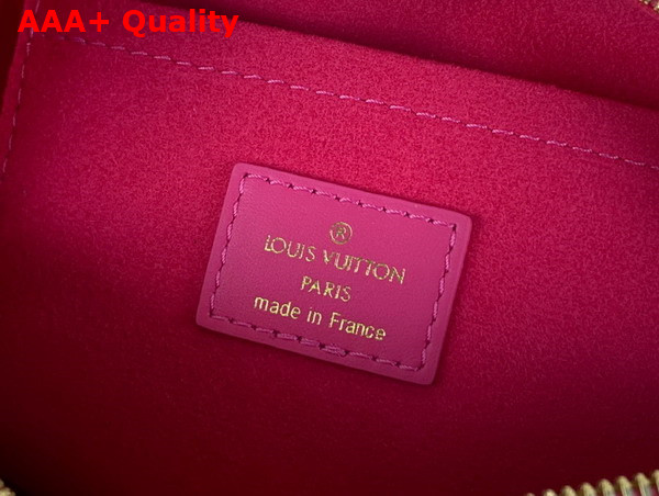 Louis Vuitton Speedy Bandouliere 20 in Pink Small Monogram Motif Embossed Calfskin M22286 Replica