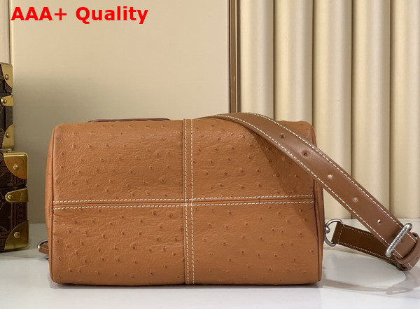 Louis Vuitton Speedy Bandouliere 25 Bag in Natural Ostrich Leather N89119 Replica
