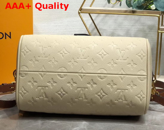 Louis Vuitton Speedy Bandouliere 25 Cream Caramel Monogram Empreinte Leather M44736 Replica