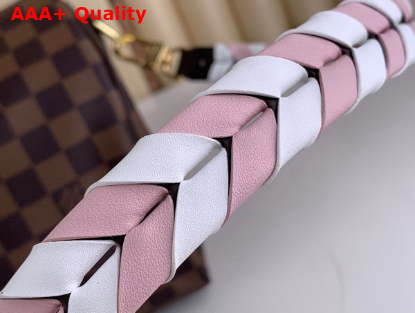 Louis Vuitton Speedy Bandouliere 25 Damier Ebene Coated Canvas Braided Handles and Strap N40450 Replica