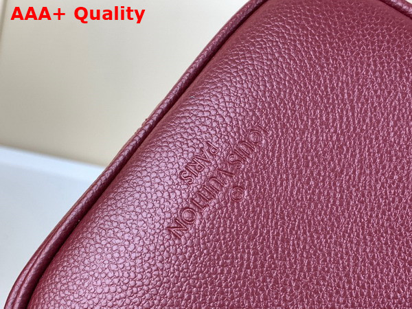 Louis Vuitton Speedy Bandouliere 25 Handbag in Burgundy Monogram Empreinte Leather Replica