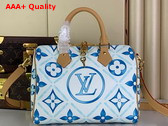 Louis Vuitton Speedy Bandouliere 25 Lagoon Blue Monogram Tiles Coated Canvas M11264 Replica