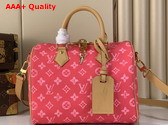 Louis Vuitton Speedy Bandouliere 25 Monogram Origine Rose Ruban M27528 Replica