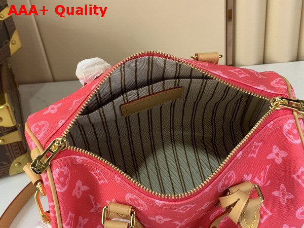 Louis Vuitton Speedy Bandouliere 25 Monogram Origine Rose Ruban M27528 Replica