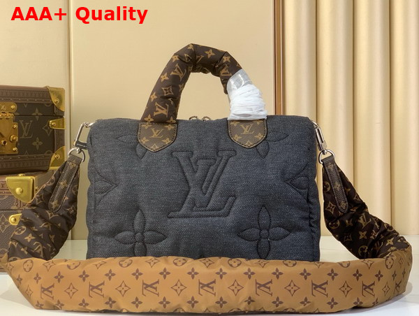 Louis Vuitton Speedy Bandouliere 25 in Black Jeans Nylon M26956 Replica
