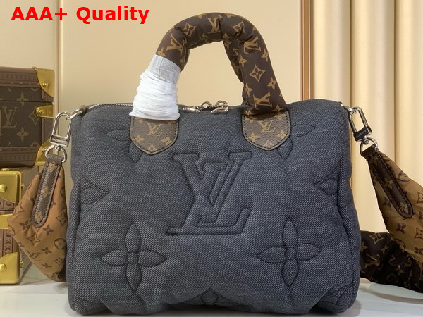 Louis Vuitton Speedy Bandouliere 25 in Black Jeans Nylon M26956 Replica