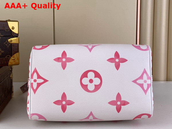 Louis Vuitton Speedy Bandouliere 25 in Pink Monogram Coated Canvas M23073 Replica