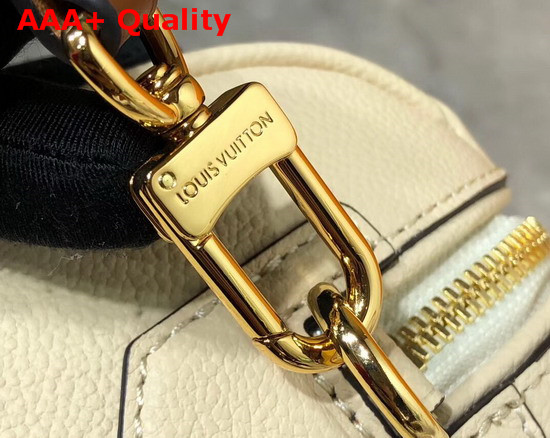 Louis Vuitton Speedy Bandouliere 30 Cream Monogram Empreinte Leather Replica