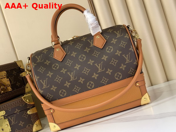 Louis Vuitton Speedy Bandouliere 30 Monogram Brown Calfskin Trunk Edition M29199 Replica