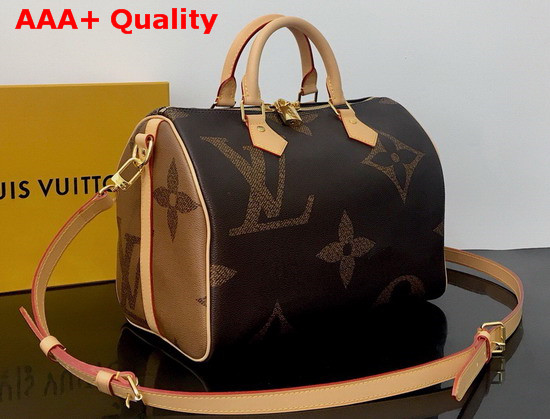 Louis Vuitton Speedy Bandouliere 30 Monogram Giant and Monogram Reverse Coated Canvas M44602 Replica