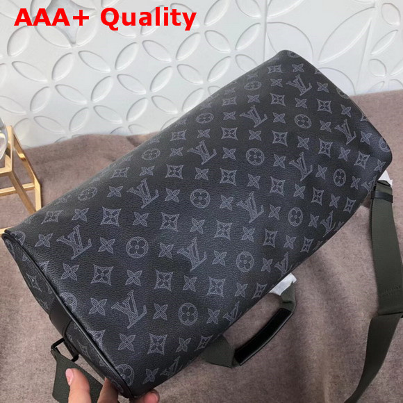 Louis Vuitton Speedy Bandouliere 40 Monogram Eclipse Coated Canvas Replica