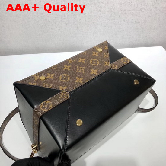 Louis Vuitton Speedy Doctor 25 Black Calf Leather with Monogram Canvas Replica