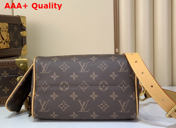 Louis Vuitton Speedy P9 Bandouliere 20 in Brown Monogram Calfskin Leather Replica