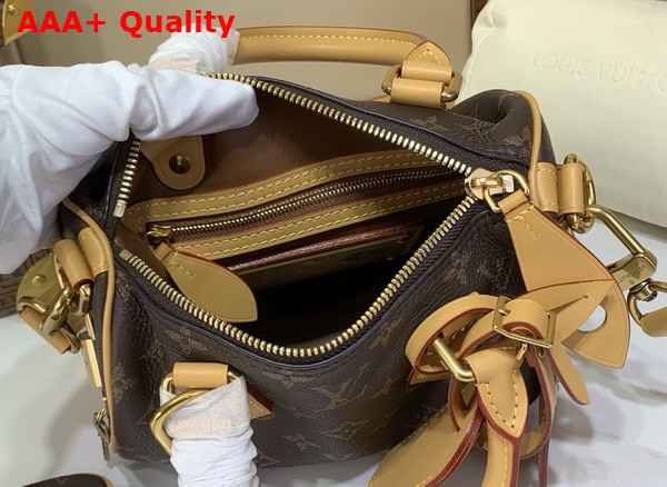 Louis Vuitton Speedy P9 Bandouliere 20 in Brown Monogram Calfskin Leather Replica