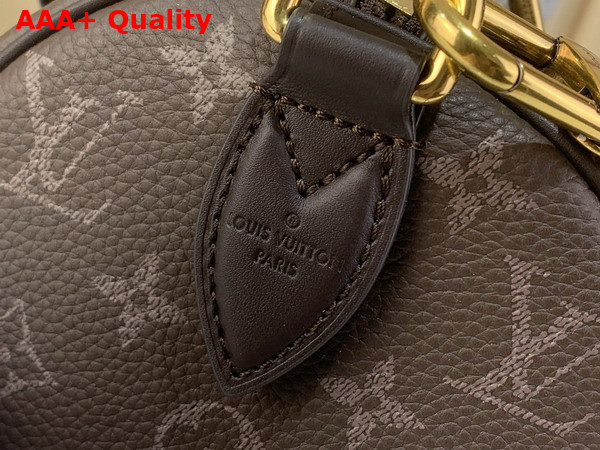 Louis Vuitton Speedy P9 Bandouliere 25 Coffee Bean Calfskin Leather Monogram Print M27974 Replica