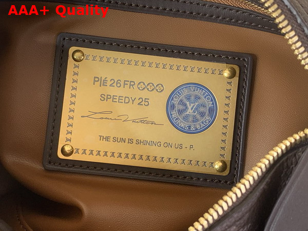 Louis Vuitton Speedy P9 Bandouliere 25 Coffee Bean Calfskin Leather Monogram Print M27974 Replica