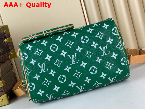 Louis Vuitton Speedy P9 Bandouliere 25 Green Monogram Leather M24423 Replica