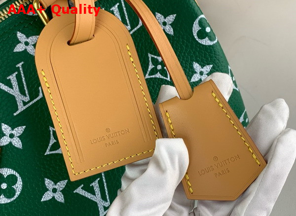 Louis Vuitton Speedy P9 Bandouliere 25 Green Monogram Leather M24423 Replica
