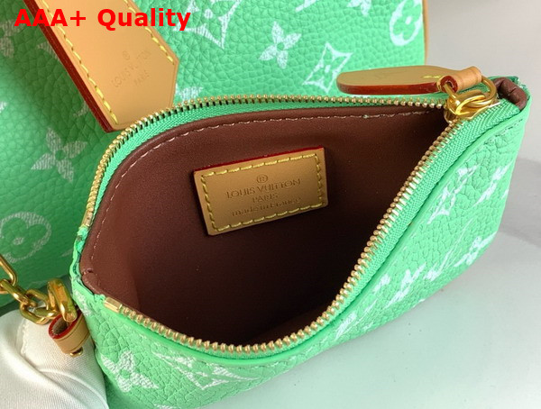 Louis Vuitton Speedy P9 Bandouliere 25 Neon Green Monogram Leather Replica