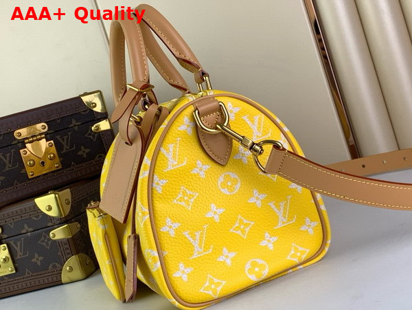 Louis Vuitton Speedy P9 Bandouliere 25 Yellow Monogram Leather M24426 Replica