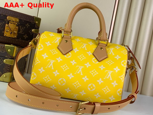 Louis Vuitton Speedy P9 Bandouliere 25 Yellow Monogram Leather M24426 Replica