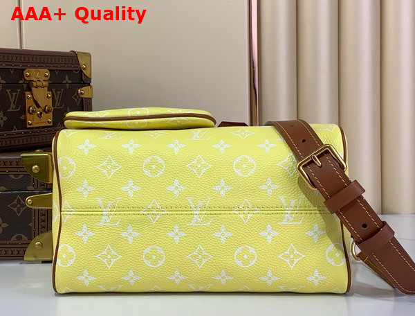 Louis Vuitton Speedy P9 Bandouliere 25 in Lemonade Yellow Calf Leather Replica