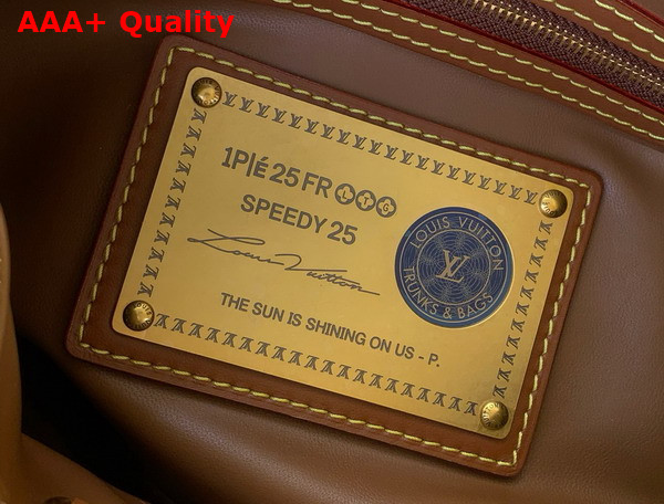 Louis Vuitton Speedy P9 Bandouliere 25 in Lemonade Yellow Calf Leather Replica