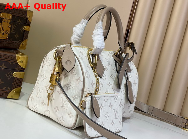 Louis Vuitton Speedy P9 Bandouliere 25 in Monogram Cloud Calfskin Leather M2A412 Replica