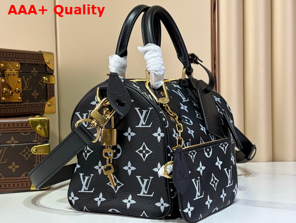 Louis Vuitton Speedy P9 Bandouliere 25 in Monogram Firefly Calfskin Leather M2A407 Replica