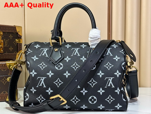 Louis Vuitton Speedy P9 Bandouliere 25 in Monogram Firefly Calfskin Leather M2A407 Replica