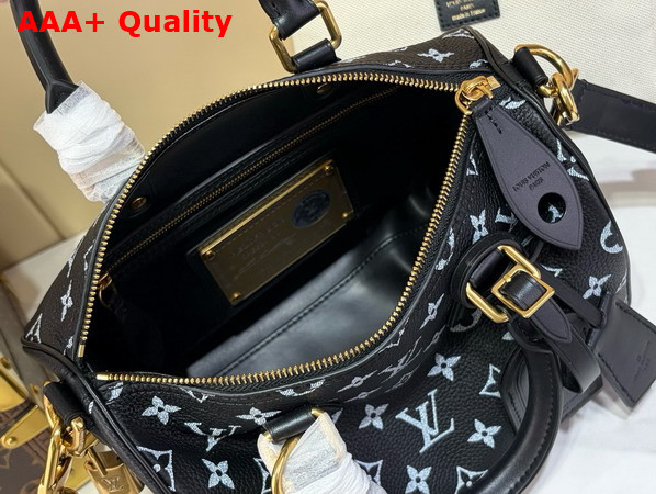 Louis Vuitton Speedy P9 Bandouliere 25 in Monogram Firefly Calfskin Leather M2A407 Replica