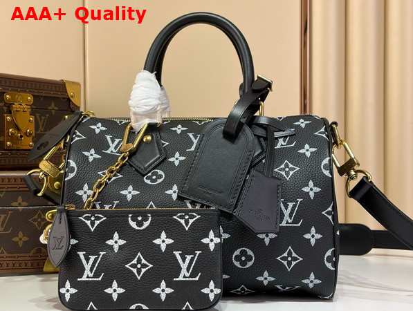 Louis Vuitton Speedy P9 Bandouliere 25 in Monogram Firefly Calfskin Leather M2A407 Replica