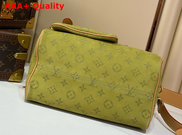 Louis Vuitton Speedy P9 Bandouliere 25 in Monogram Green Dew Calfskin Leather M2A411 Replica