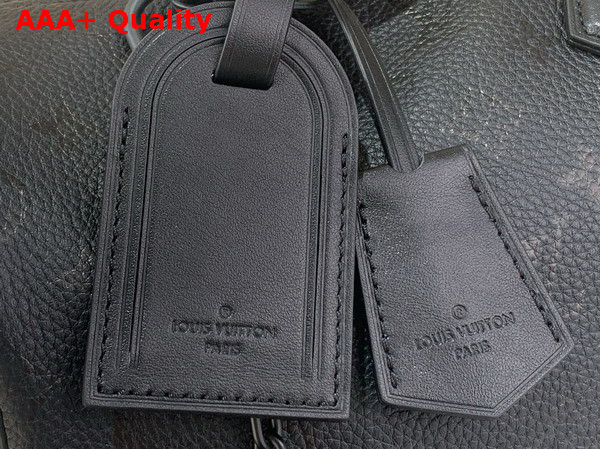 Louis Vuitton Speedy P9 Bandouliere 25 in Ultra Black Calf Leather with Monogram Print Replica