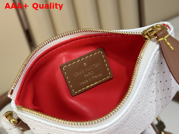 Louis Vuitton Speedy P9 Bandouliere 25 in White Perforated Calfskin Replica