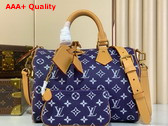 Louis Vuitton Speedy P9 Bandouliere 30 Bag in Amethyste Purple Monogram Calf Leather Replica